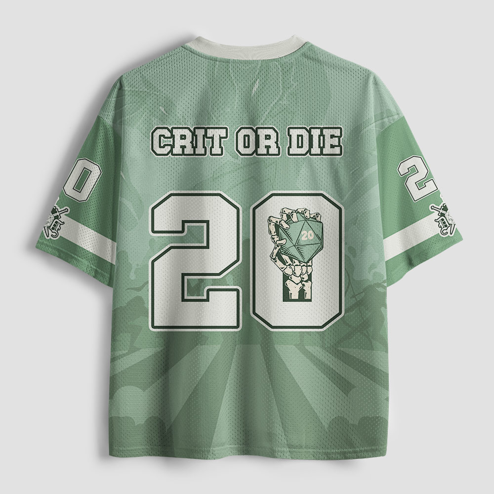 Crit or Die Geek Mesh Jersey