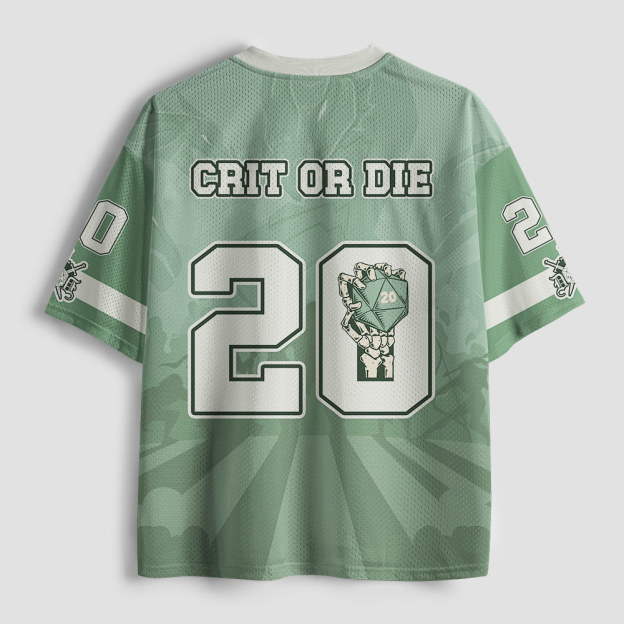 Crit or Die Geek Mesh Jersey