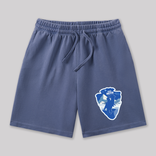 Visit Hoth Geeky Washed Shorts