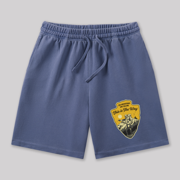 This is the Way Geeky Washed Shorts