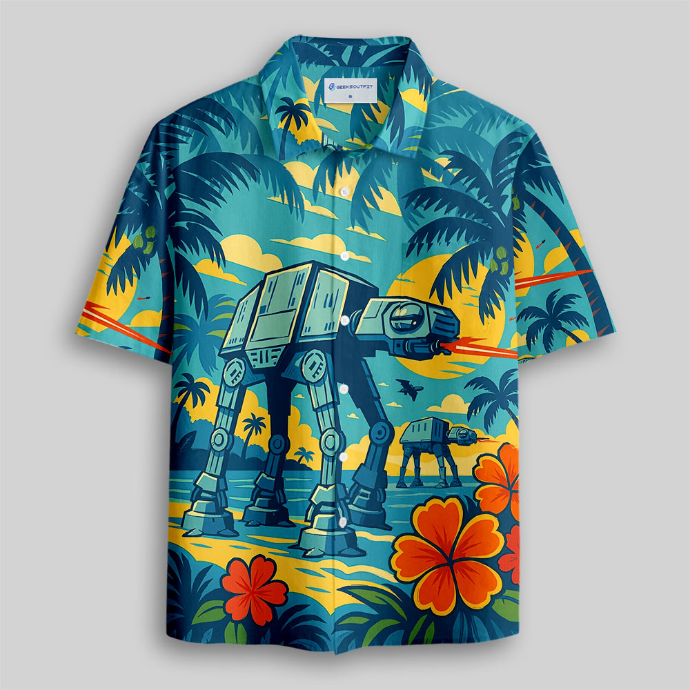 ATAT Hawaii Button Up Pocket Shirt