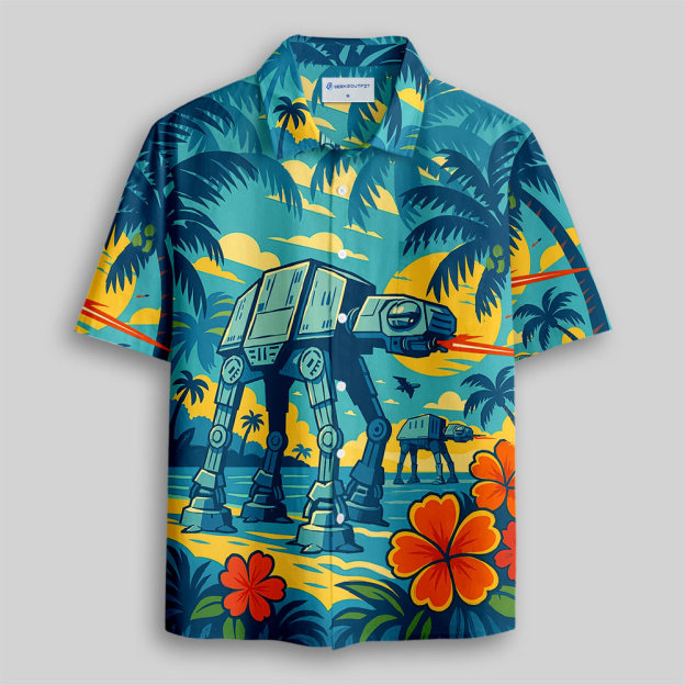 ATAT Hawaii Button Up Pocket Shirt