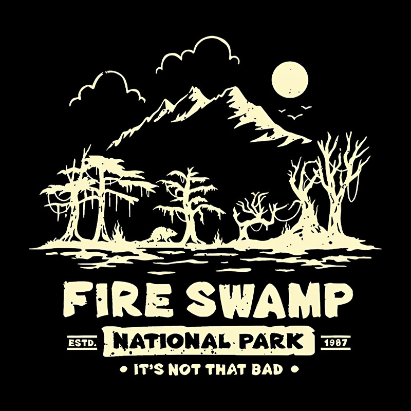 Fire Swamp National Park Geek T-Shirt