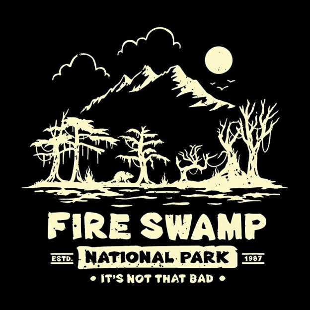 Fire Swamp National Park Geek T-Shirt