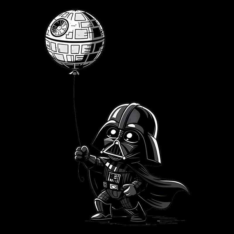 The Death Star Balloon Geek T-Shirt