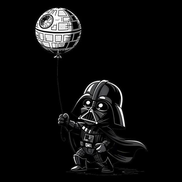 The Death Star Balloon Geek T-Shirt
