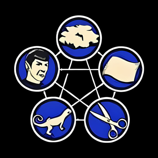 Rock Paper Scissors Lizard  Geek T-Shirt