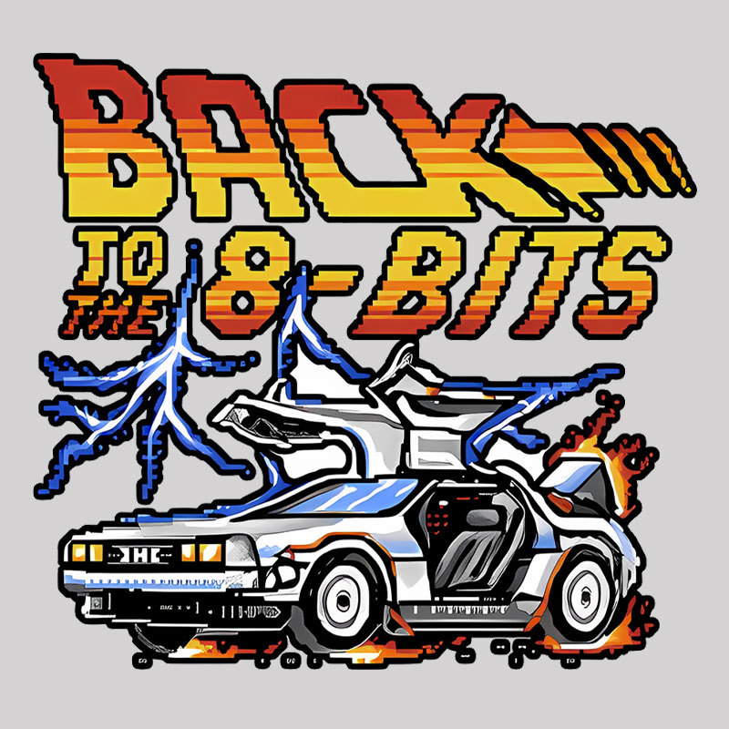 Back To The 8 Bits Geek T-Shirt