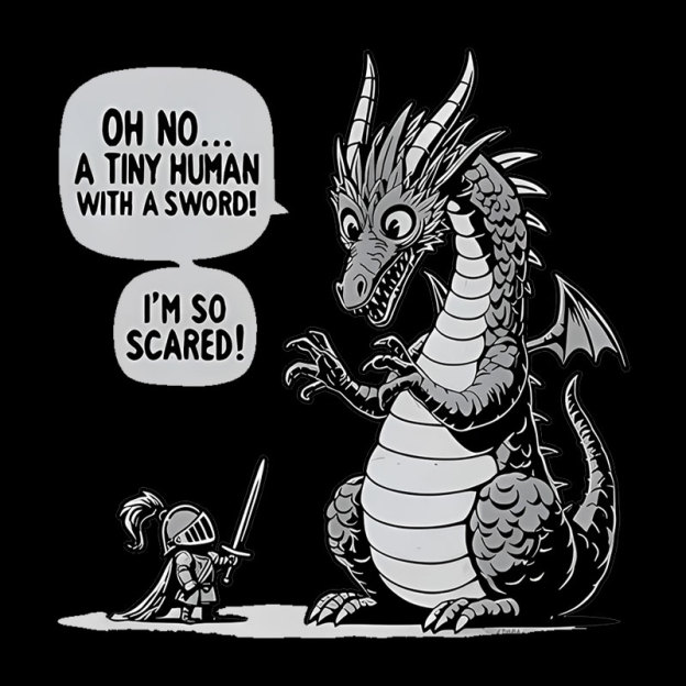 Sarcastic Dragon Geek T-Shirt