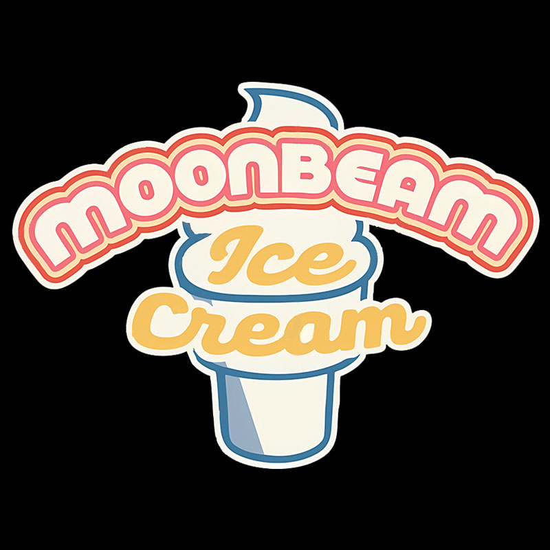 Moonbeam Ice Cream Geek T-Shirt