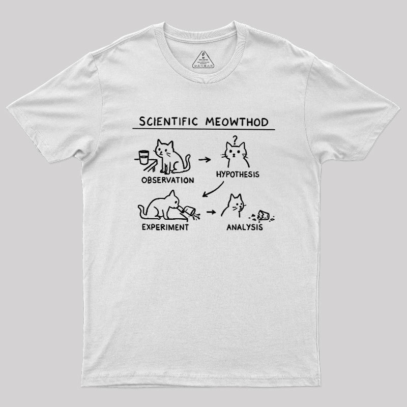 Scientific Meowthod Geek T-Shirt