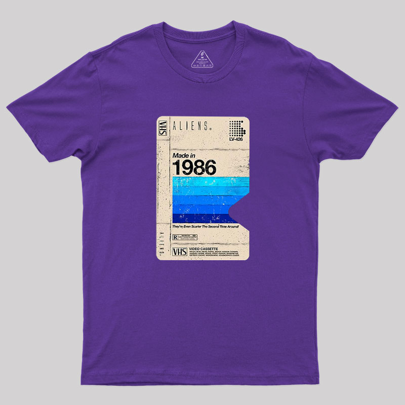 Aliens Blank Tape Geek T-Shirt