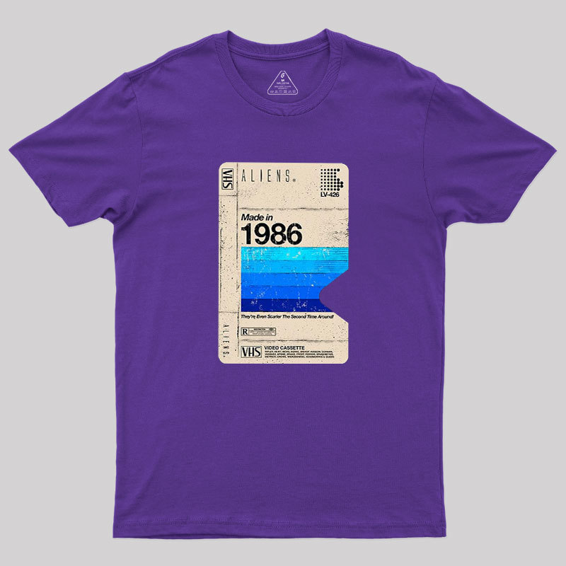 Aliens Blank Tape Geek T-Shirt