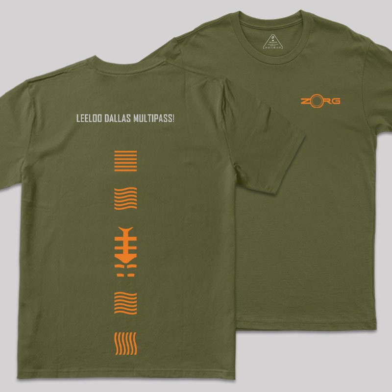 The Fifth Element Front and Back Printing Geek T-Shirt