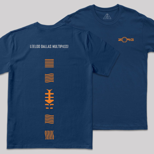 The Fifth Element Front and Back Printing Geek T-Shirt