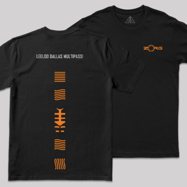 The Fifth Element Front and Back Printing Geek T-Shirt