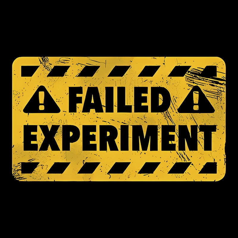 Failed Experiment Geek T-Shirt
