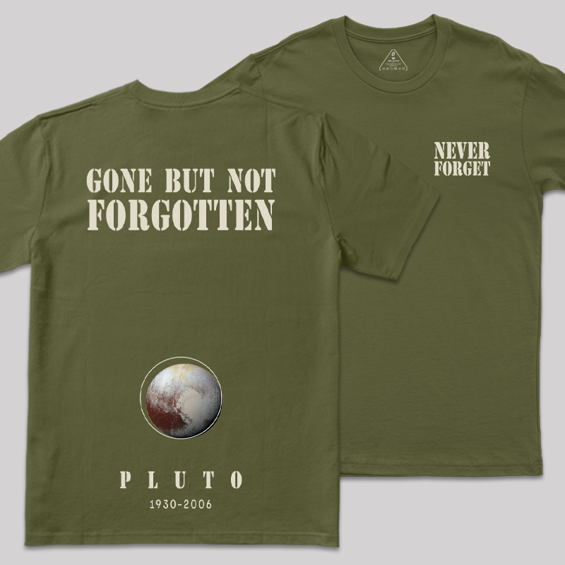 Never Forgot Front and Back Printing Geek T-Shirt
