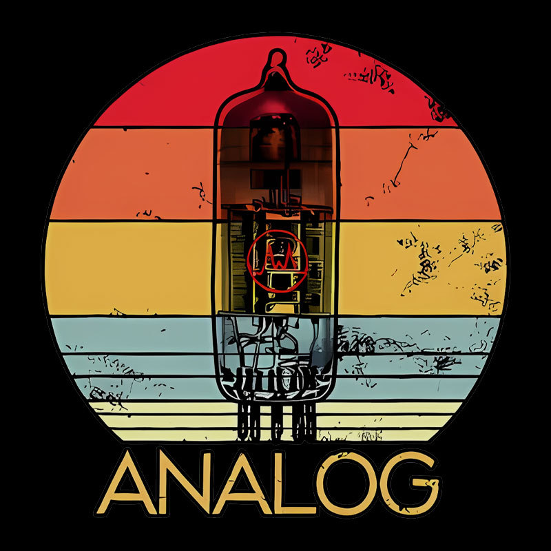 Vacuum Tube Analog Geek T-Shirt