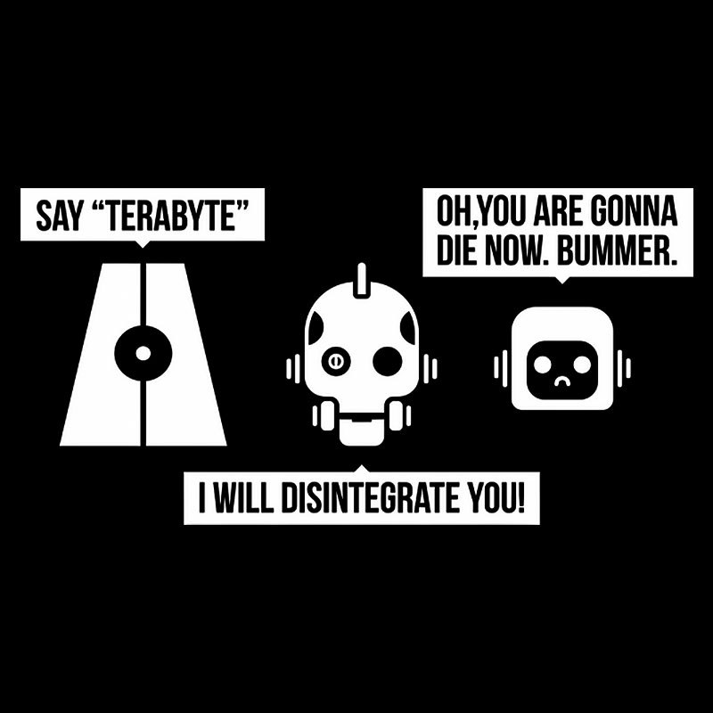 Three Robots Geek T-Shirt