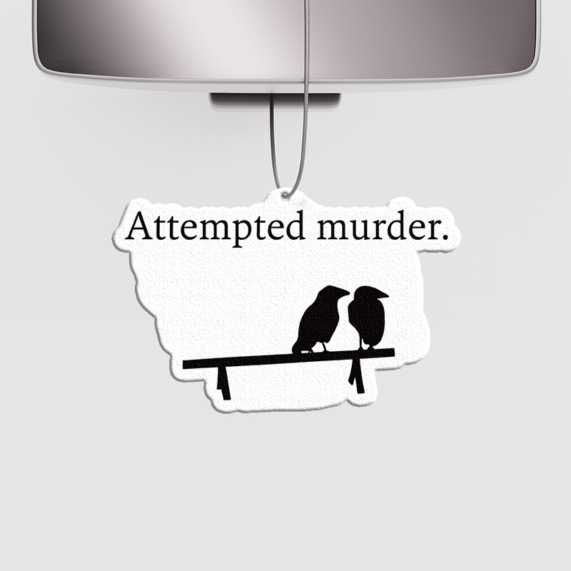 Attempted Murder Geek Car Air Fresheners