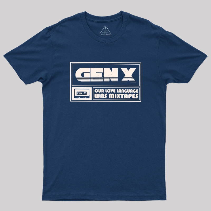 Gen X Cassette Lover Geek T-Shirt