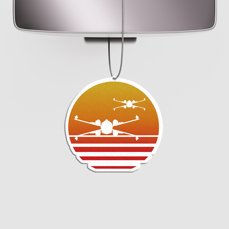 Sunset X-Wing Starfighter Geek Car Air Fresheners
