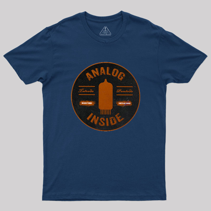 Analog Inside Retro Tubes Geek T-Shirt