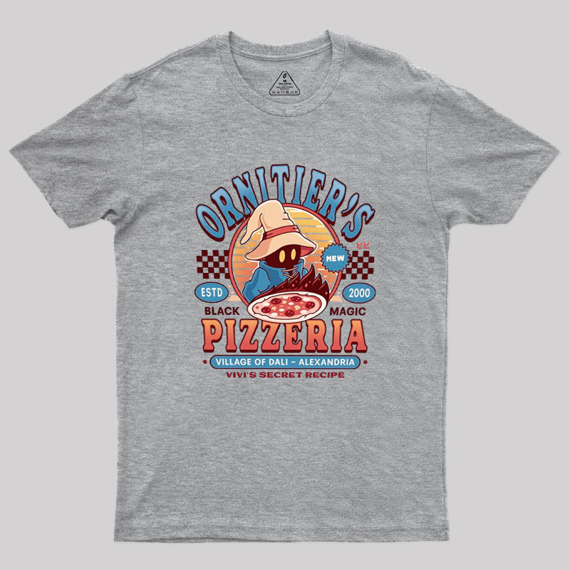 Ornitier Pizzeria Vintage Geek T-Shirt