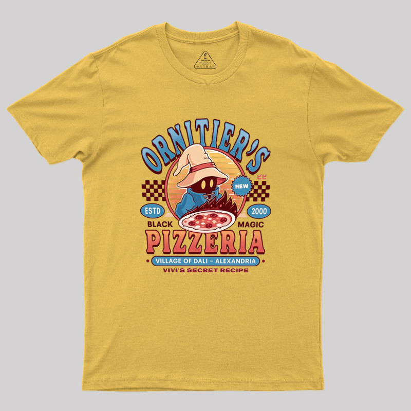 Ornitier Pizzeria Vintage Geek T-Shirt