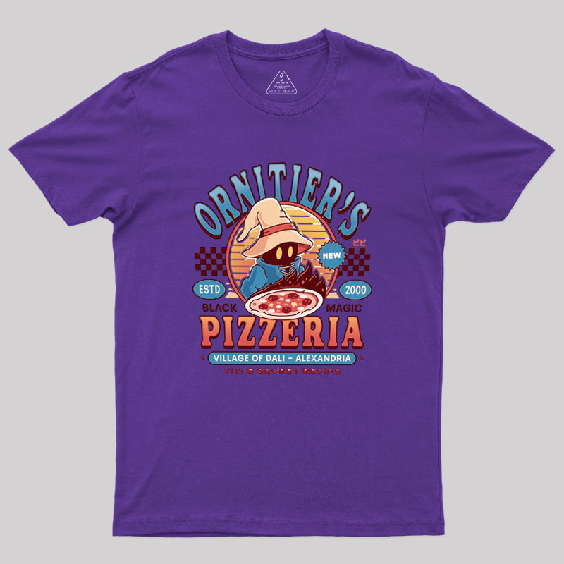 Ornitier Pizzeria Vintage Geek T-Shirt