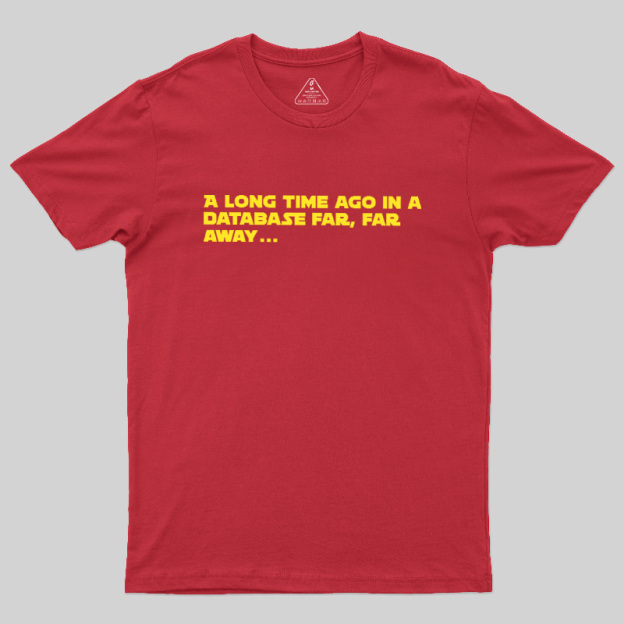 Database Galaxy Geek T-Shirt
