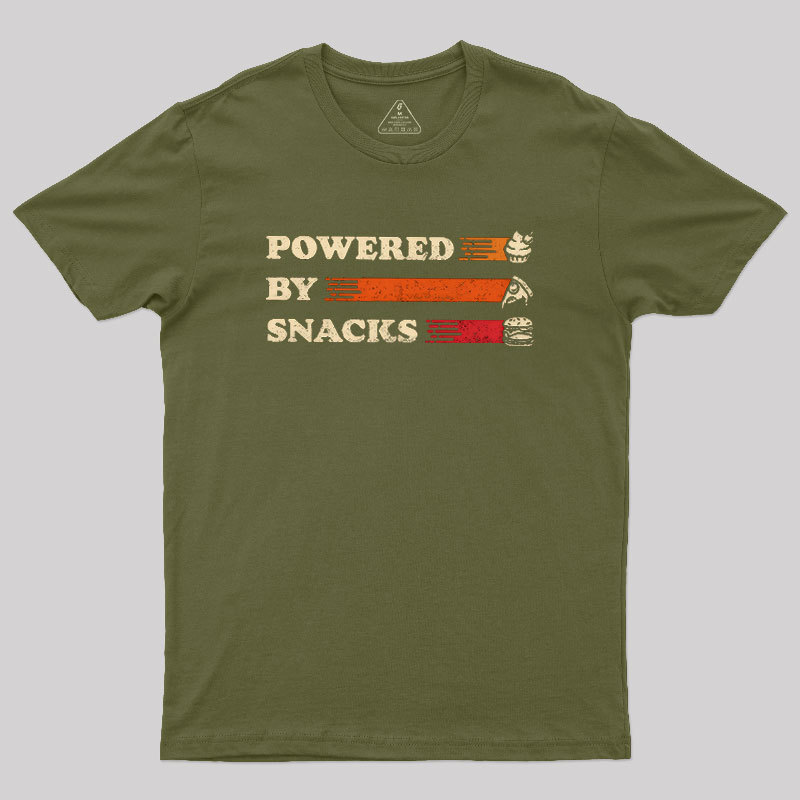 Powered by Snacks Geek T-Shirt