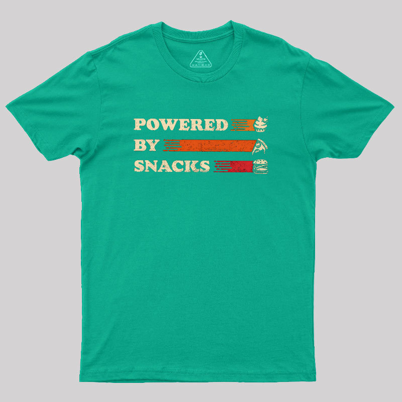 Powered by Snacks Geek T-Shirt