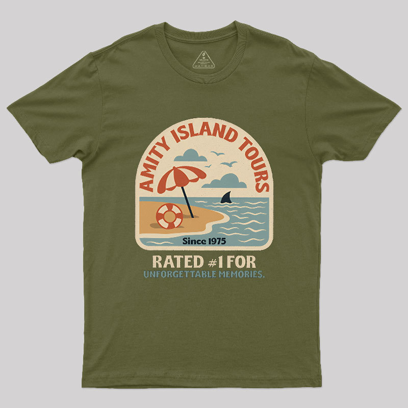 Amity Island Tours Geek T-Shirt