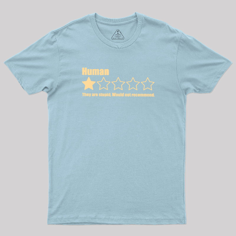 Human One Star Geek T-Shirt