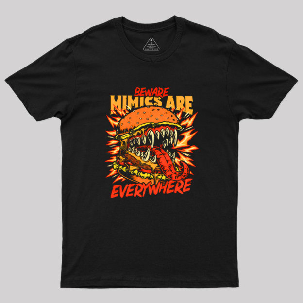 Burger Mimic RPG Geek T-Shirt