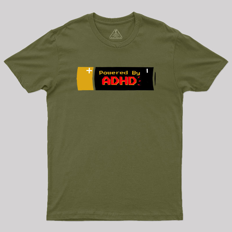 ADHD Battery Geek T-Shirt