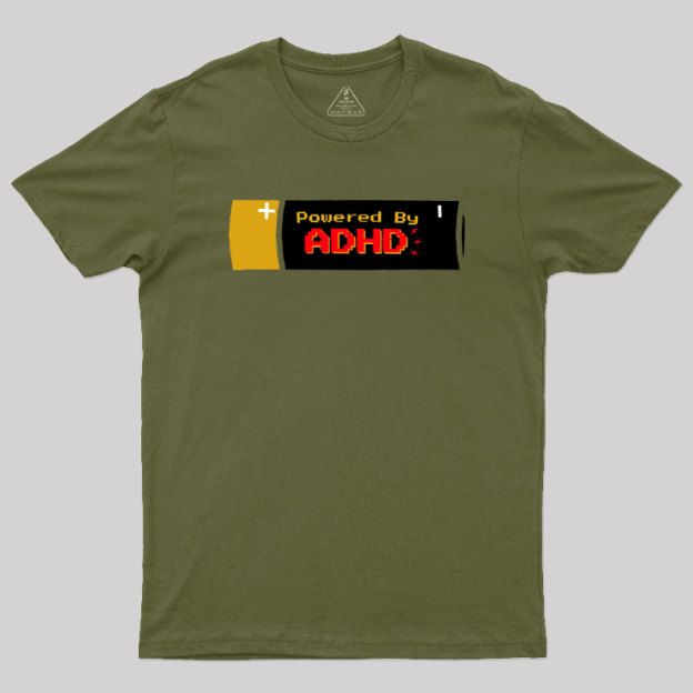 ADHD Battery Geek T-Shirt