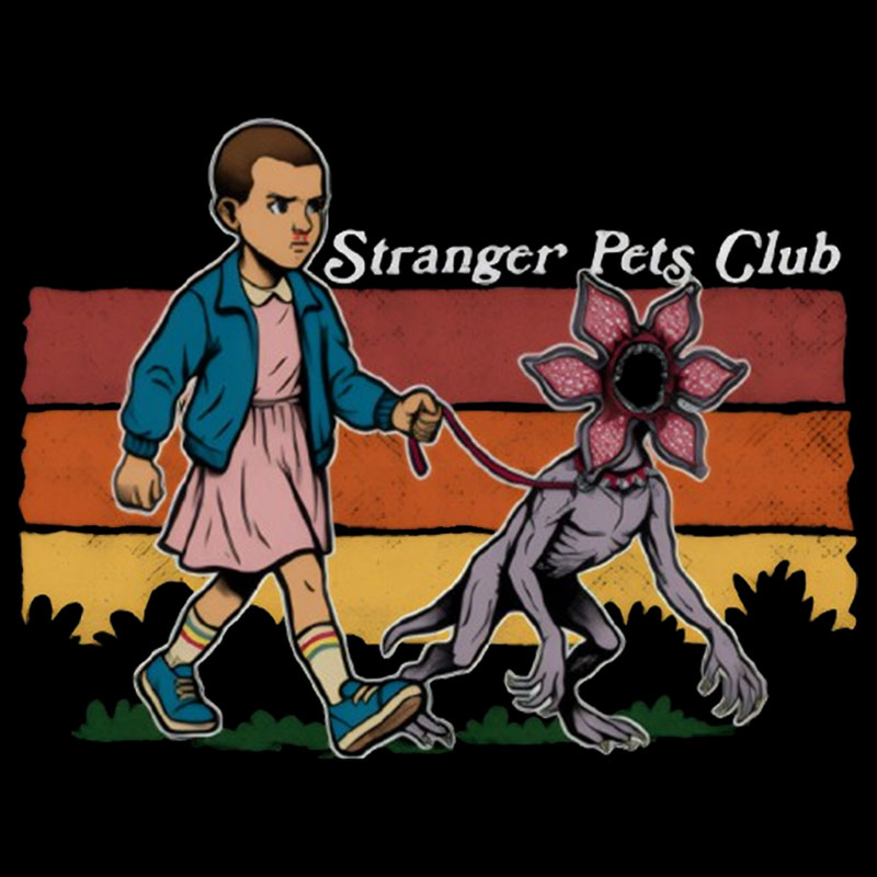 Stranger Pets Club Geek T-Shirt