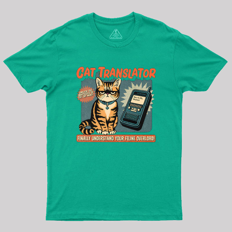 Cat Translator Geek T-Shirt
