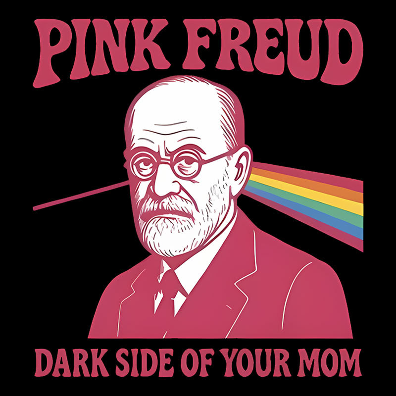 Pink Freud Geek T-Shirt