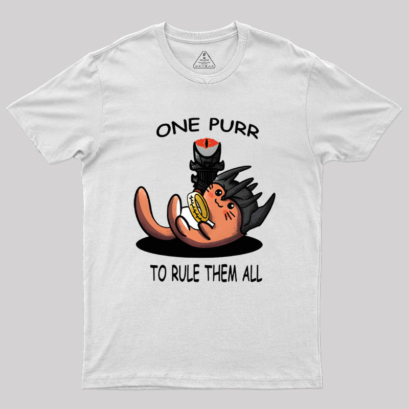 One Purr to Rule Them All Geek T-Shirt