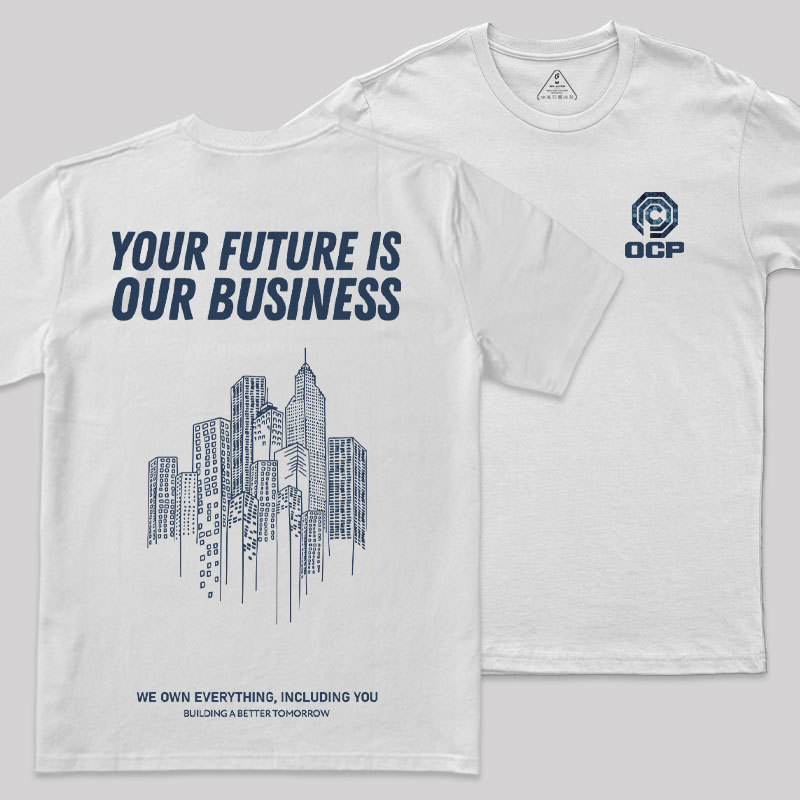 Robocop OCP Front and Back Printing Geek T-Shirt