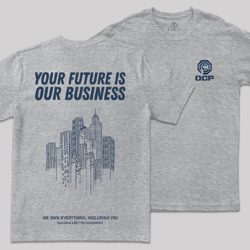Robocop OCP Front and Back Printing Geek T-Shirt
