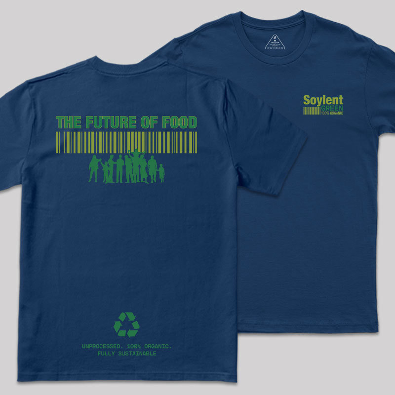 Soylent Green Front and Back Printing Geek T-Shirt