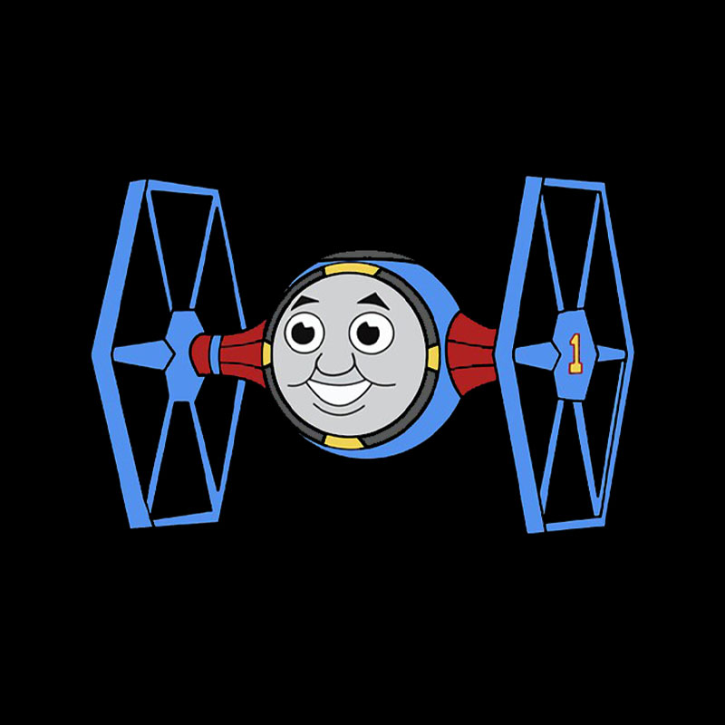 Thomas The Tie Fighter Geek T-Shirt