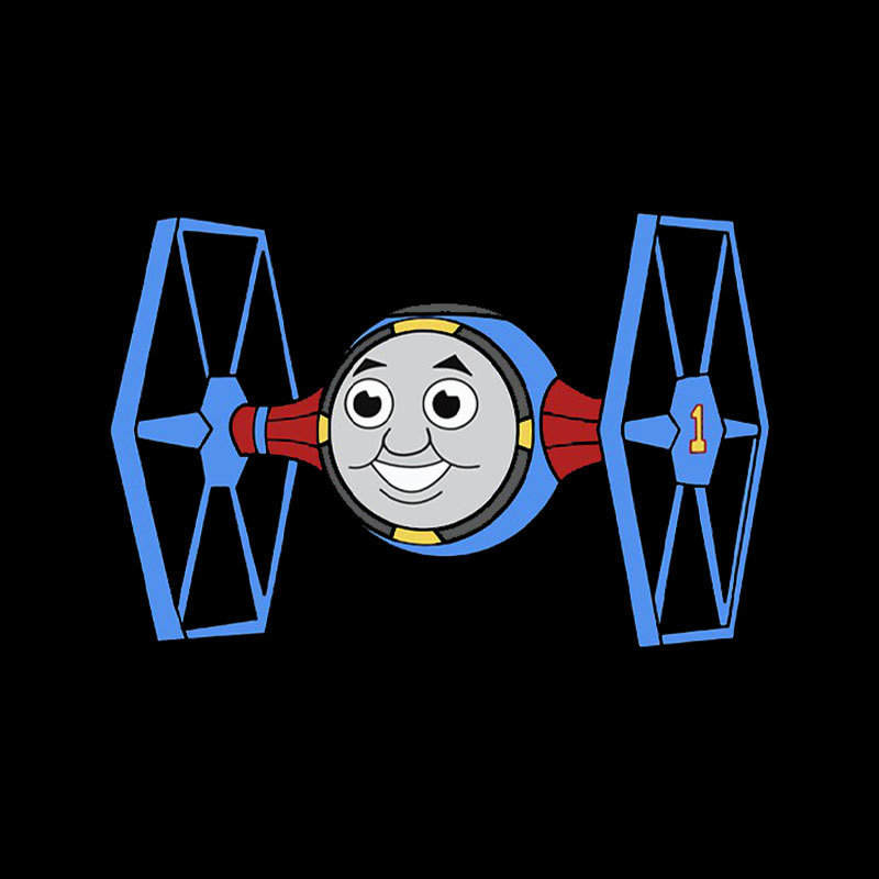 Thomas The Tie Fighter Geek T-Shirt