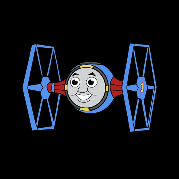 Thomas The Tie Fighter Geek T-Shirt