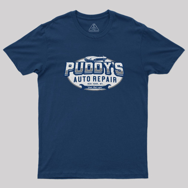 Puddy's Auto Repair Seinfeld Geek T-Shirt